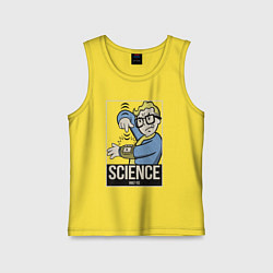 Майка детская хлопок Vault science, цвет: желтый