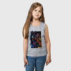 Майка детская хлопок Nemesis - staarss, цвет: меланж — фото 2