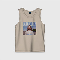 Майка детская хлопок Лего Лана дель Рей, цвет: миндальный