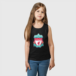 Майка детская хлопок Liverpool fc sport collection, цвет: черный — фото 2
