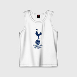 Майка детская хлопок Tottenham Hotspur fc sport, цвет: белый