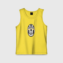 Майка детская хлопок Juventus sport fc, цвет: желтый