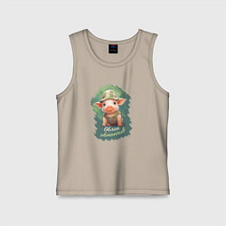 Детская майка Милый поросёнок обманчивого вида