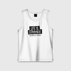Майка детская хлопок Life is Strange Before the Storm, цвет: белый