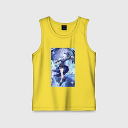 Майка детская хлопок Фурина - Фокалорс, цвет: желтый