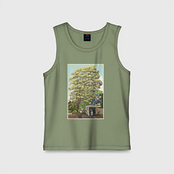 Майка детская хлопок Хаяо Миядзаки - studio ghibli, цвет: авокадо