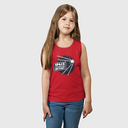 Майка детская хлопок История исследования космоса, цвет: красный — фото 2