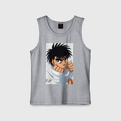 Майка детская хлопок Иппо Боксер, цвет: меланж