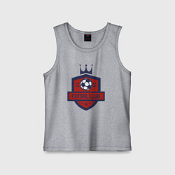 Майка детская хлопок Футзальный клуб, цвет: меланж