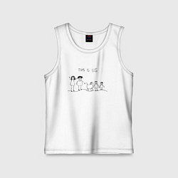 Детская майка This is us