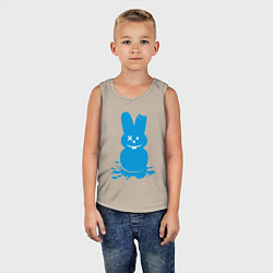 Майка детская хлопок Blue bunny, цвет: миндальный — фото 2