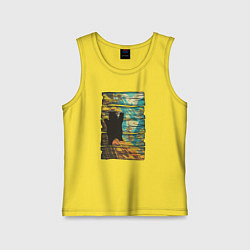 Майка детская хлопок Странники дикой природы, цвет: желтый