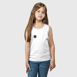 Майка детская хлопок Impunity, цвет: белый — фото 2