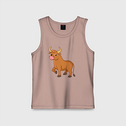 Детская майка Милый бычок