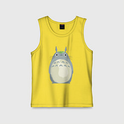 Майка детская хлопок Neighbor Totoro, цвет: желтый