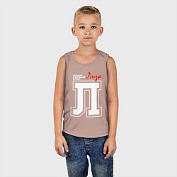 Майка детская хлопок Лиза - человек с большой буквы, цвет: пыльно-розовый — фото 2