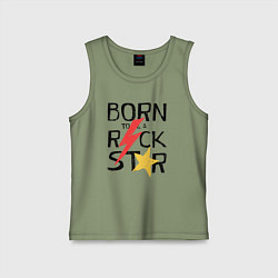 Детская майка Рождён быть рок звездой