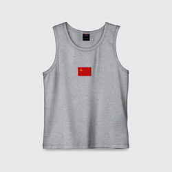 Майка детская хлопок Советы минимализм, цвет: меланж