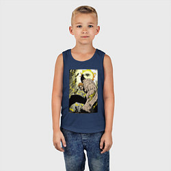 Майка детская хлопок Семь смертных грехов Эсканор, цвет: тёмно-синий — фото 2