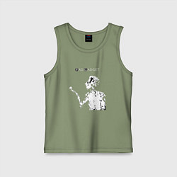 Майка детская хлопок Fad Gadget - Tovey live, цвет: авокадо