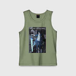 Детская майка Поднятие уровня в одиночку Джину Сон Пробуждённый