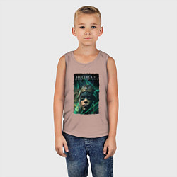 Майка детская хлопок Senua - Game Hellblade, цвет: пыльно-розовый — фото 2