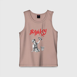 Детская майка Стрит арт граффити Бэнкси - мальчик