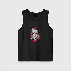 Майка детская хлопок Кровавая четверка, цвет: черный