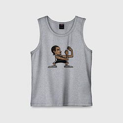 Майка детская хлопок Кавай Леонард, цвет: меланж