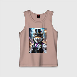 Детская майка Стимпанк волк