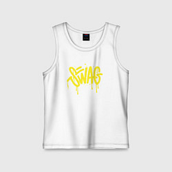 Майка детская хлопок Swag, цвет: белый