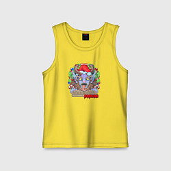 Детская майка Крампус рождественский монстр