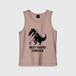 Детская майка Godzilla best friend