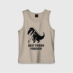 Детская майка Godzilla best friend