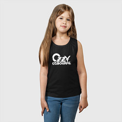 Майка детская хлопок Ozzy Osbourne - logo, цвет: черный — фото 2