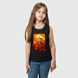 Майка детская хлопок Император человечества - Warhammer 40000, цвет: черный — фото 2