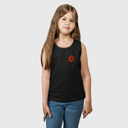 Майка детская хлопок Символика Велеса, цвет: черный — фото 2