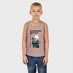 Майка детская хлопок Разум нельзя уничтожить, цвет: пыльно-розовый — фото 2