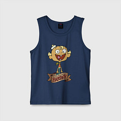 Майка детская хлопок Флэпджек - матрос, цвет: тёмно-синий