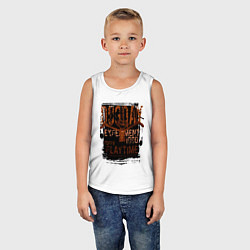 Майка детская хлопок Пеклопёс DogDay, цвет: белый — фото 2