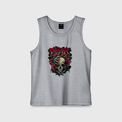 Майка детская хлопок Пуля для моего Валентина, цвет: меланж