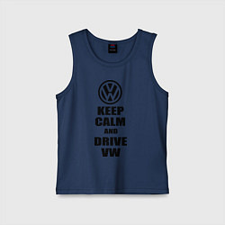 Детская майка Keep Calm & Drive VW