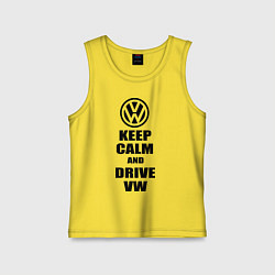 Детская майка Keep Calm & Drive VW