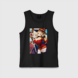 Майка детская хлопок Марин Китагава косплей Мегумин, цвет: черный