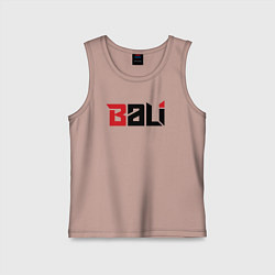 Майка детская хлопок Bali, цвет: пыльно-розовый