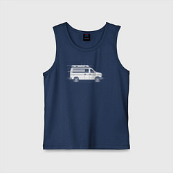 Детская майка Машина скорой помощи в движении