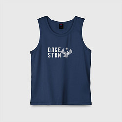 Майка детская хлопок Dagestan symbols, цвет: тёмно-синий