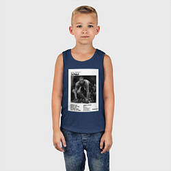 Майка детская хлопок Джон Джонс постер, цвет: тёмно-синий — фото 2