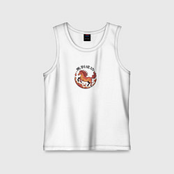 Детская майка Огненная лошадь и пожелание удачи