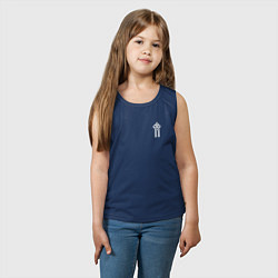 Майка детская хлопок Символ чур богов - история славян, цвет: тёмно-синий — фото 2